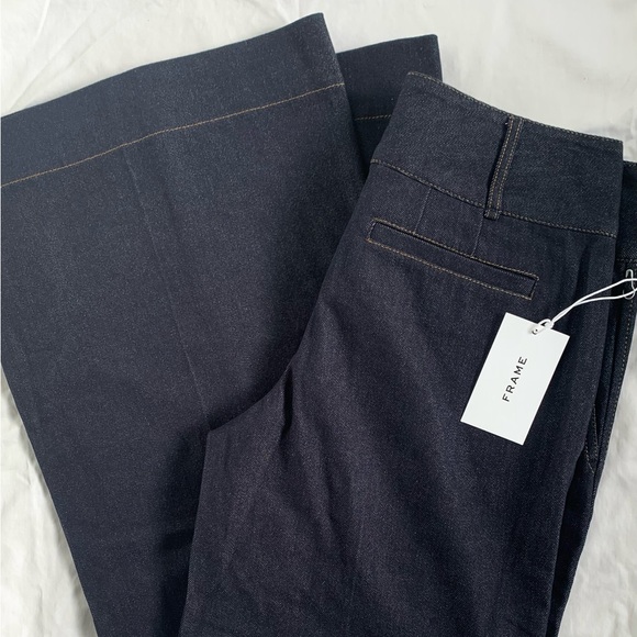 NEW Frame Denim Metropolitan Pant in Dark Indigo - Picture 3 of 12